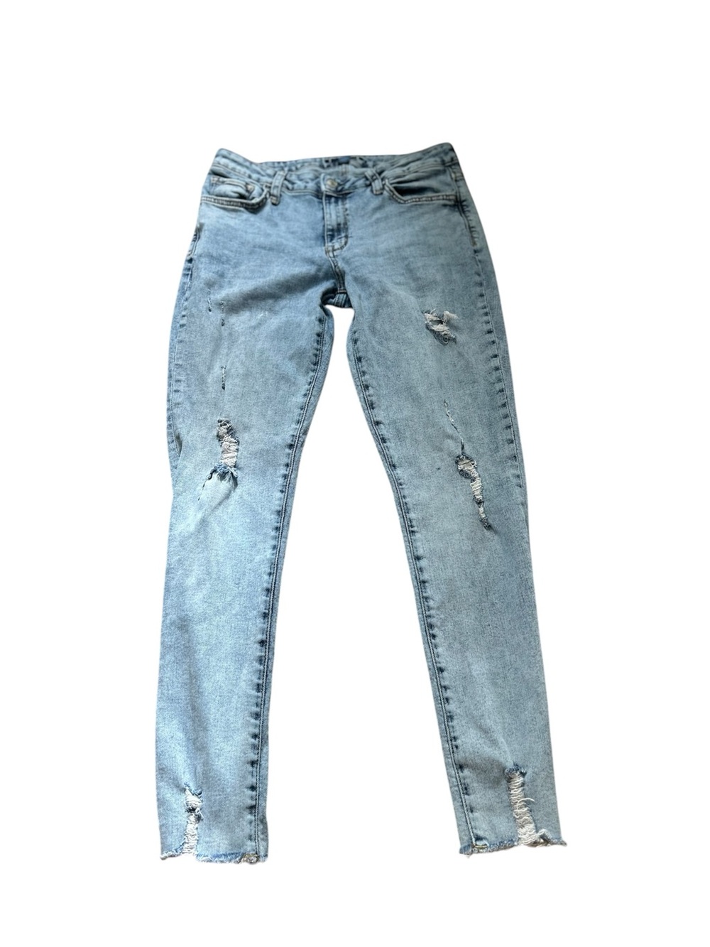 🆕Arizona Jean Company Light Blue Distressed Skinny Jeans